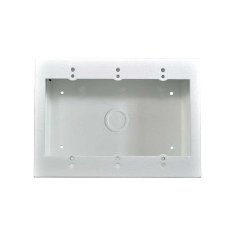 3 o electrical box|3 gang surface mount box.